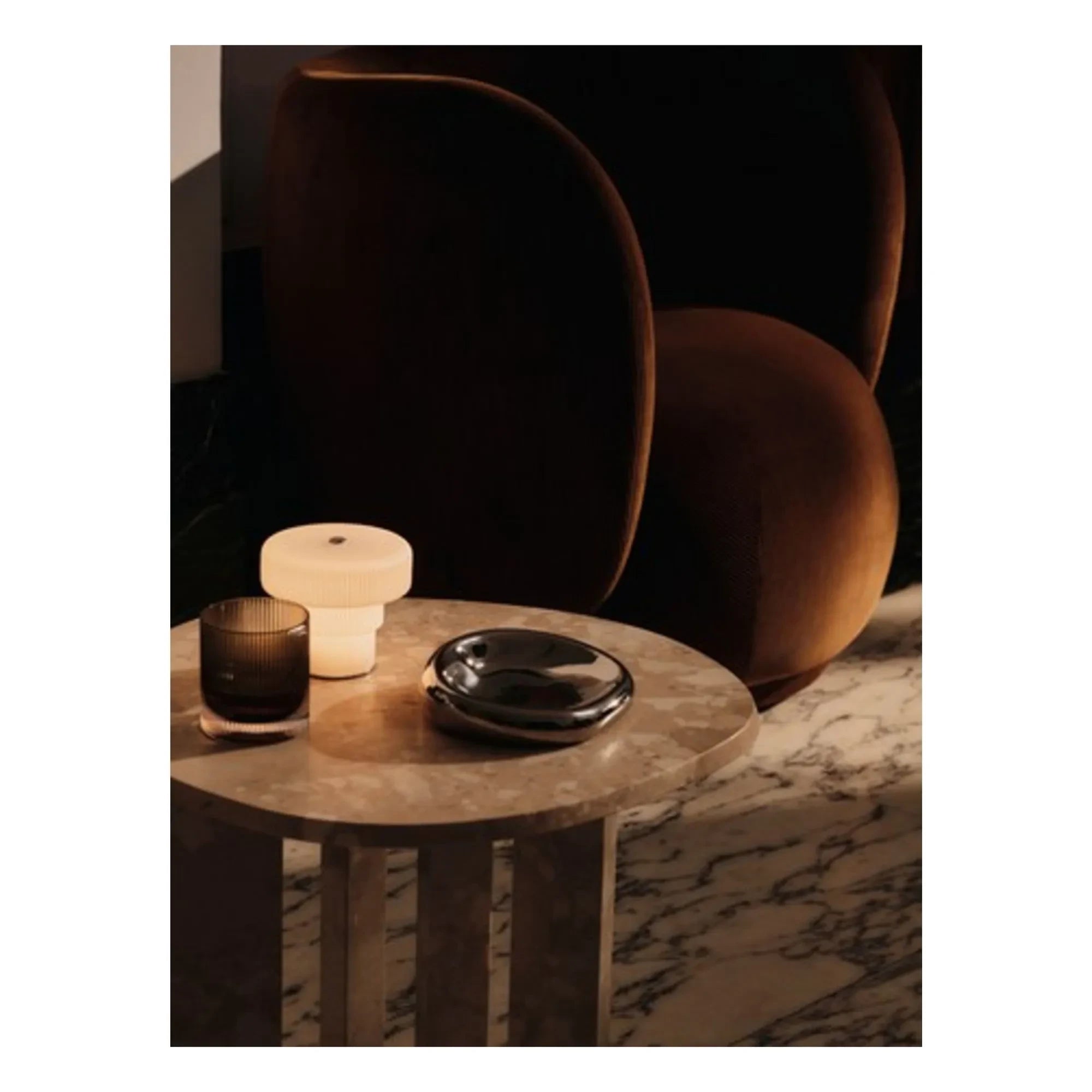 Ferm Living - Bellure Kerzenhalter | Chrom