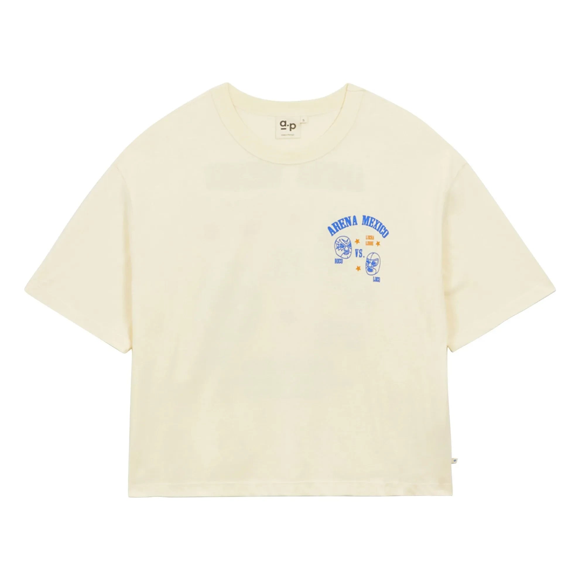 a.p - Arena Mexico T-Shirt Bio-Baumwolle | Ecru