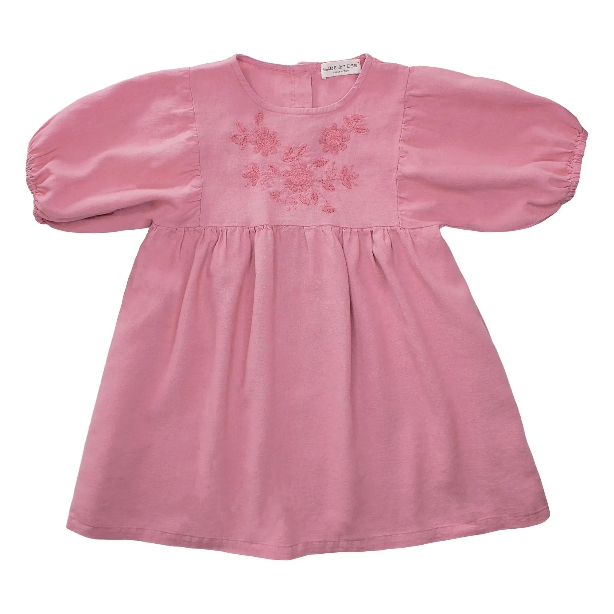 Babe & Tess - Besticktes Kleid Ada Lin | Pflaume