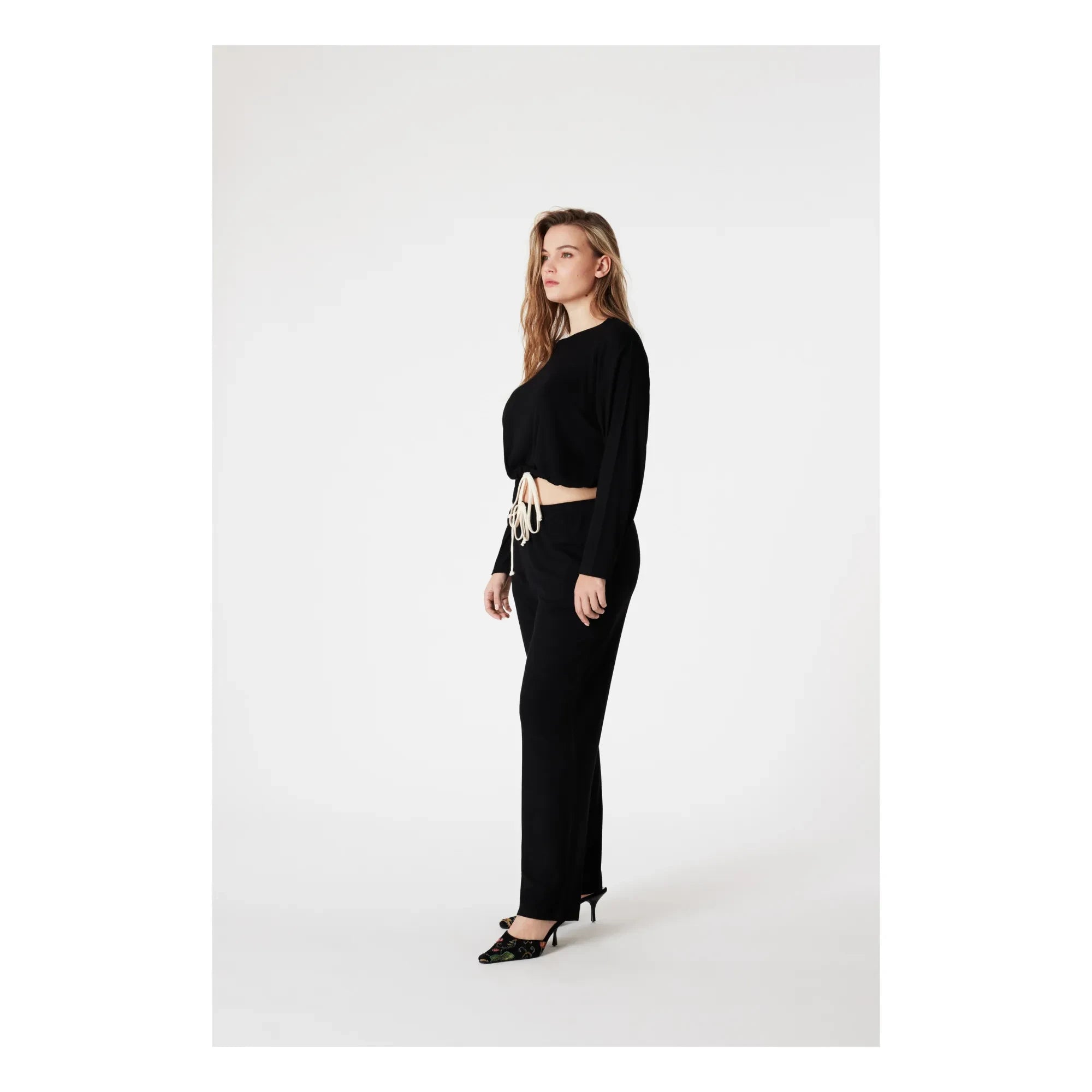 Icone - Elise Pyjama-Oberteil | Schwarz