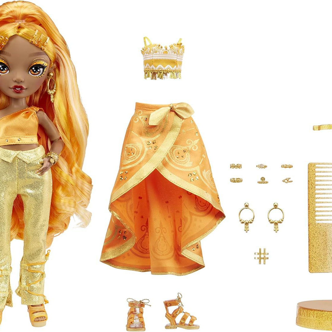 Rainbow High - Meena Fleur Oyuncak Bebek Seti-Dinossi