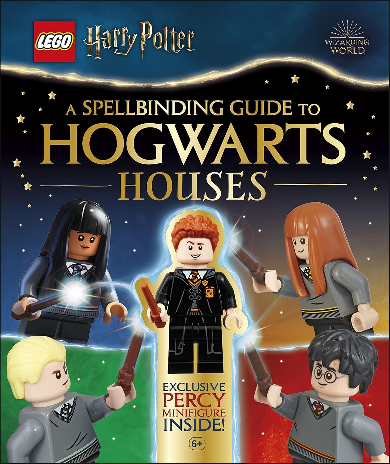 Lego - LEGO Harry Potter Hogwarts Häuser Figuren Spielzeug mit Figur Englisches Aktivitäts- und Geschichtenbuch