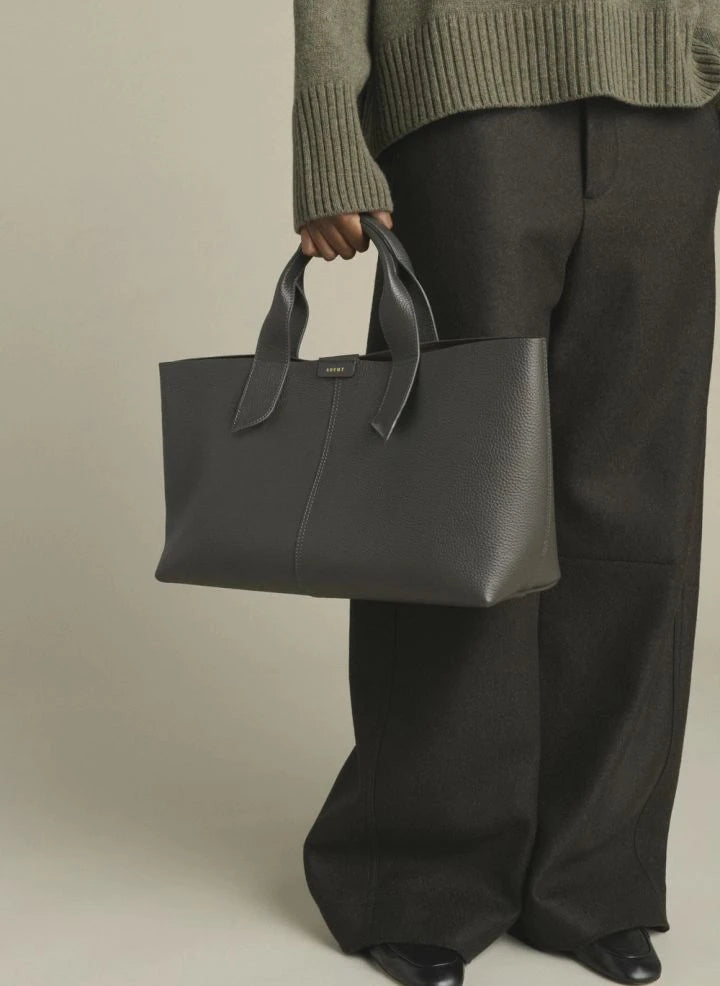Soeur - Suave Leder Tasche | Stahl