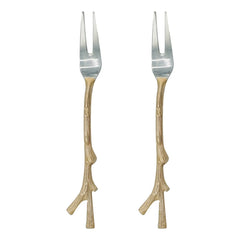 Doing Goods - Austerngabel - 2er Set | Goldbraun