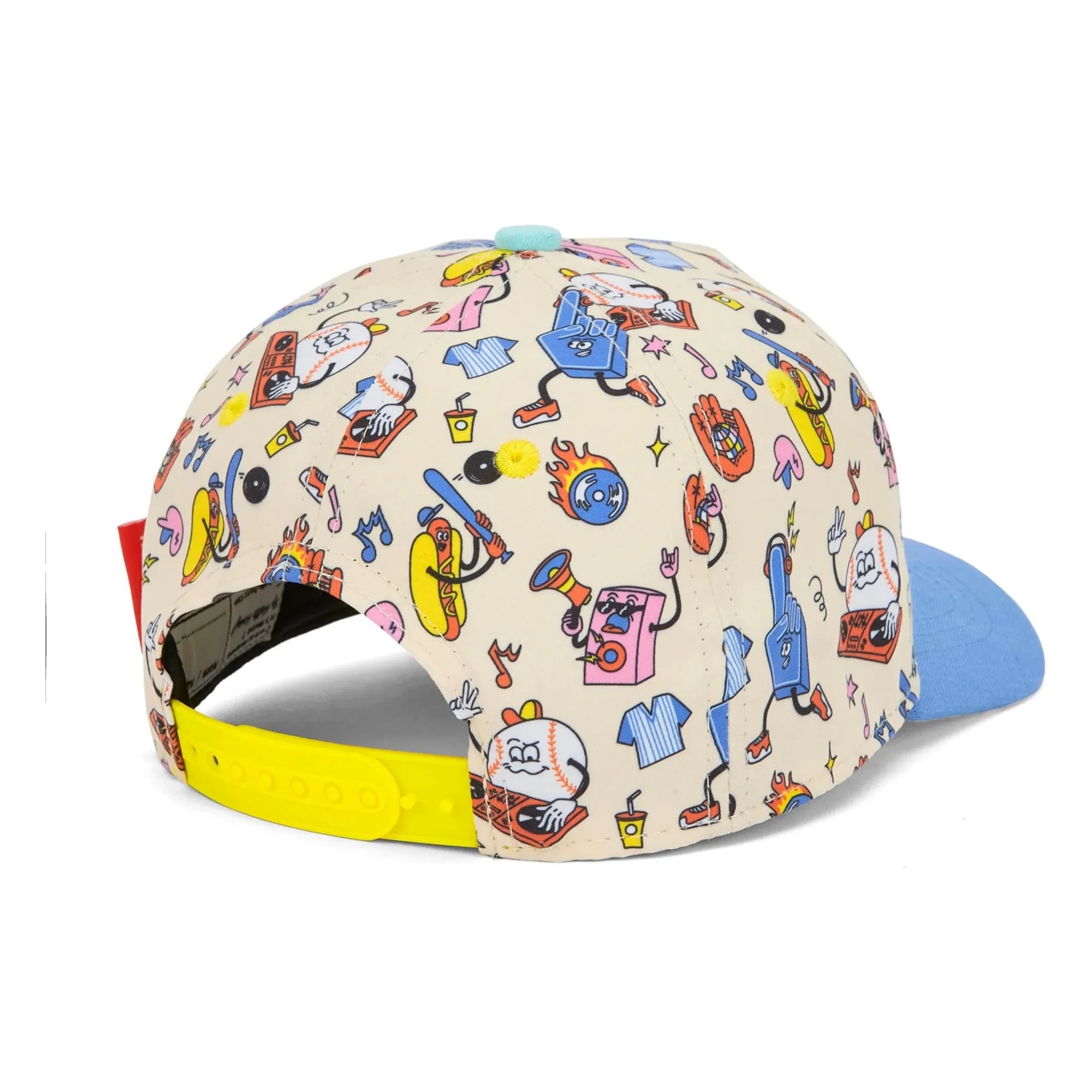 Hello Hossy - Baseball Party Gebogene Krempe Recycelte Faser | Blau