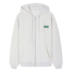 American Vintage - Baptown Sweatshirt mit Reißverschluss | Grau Melange