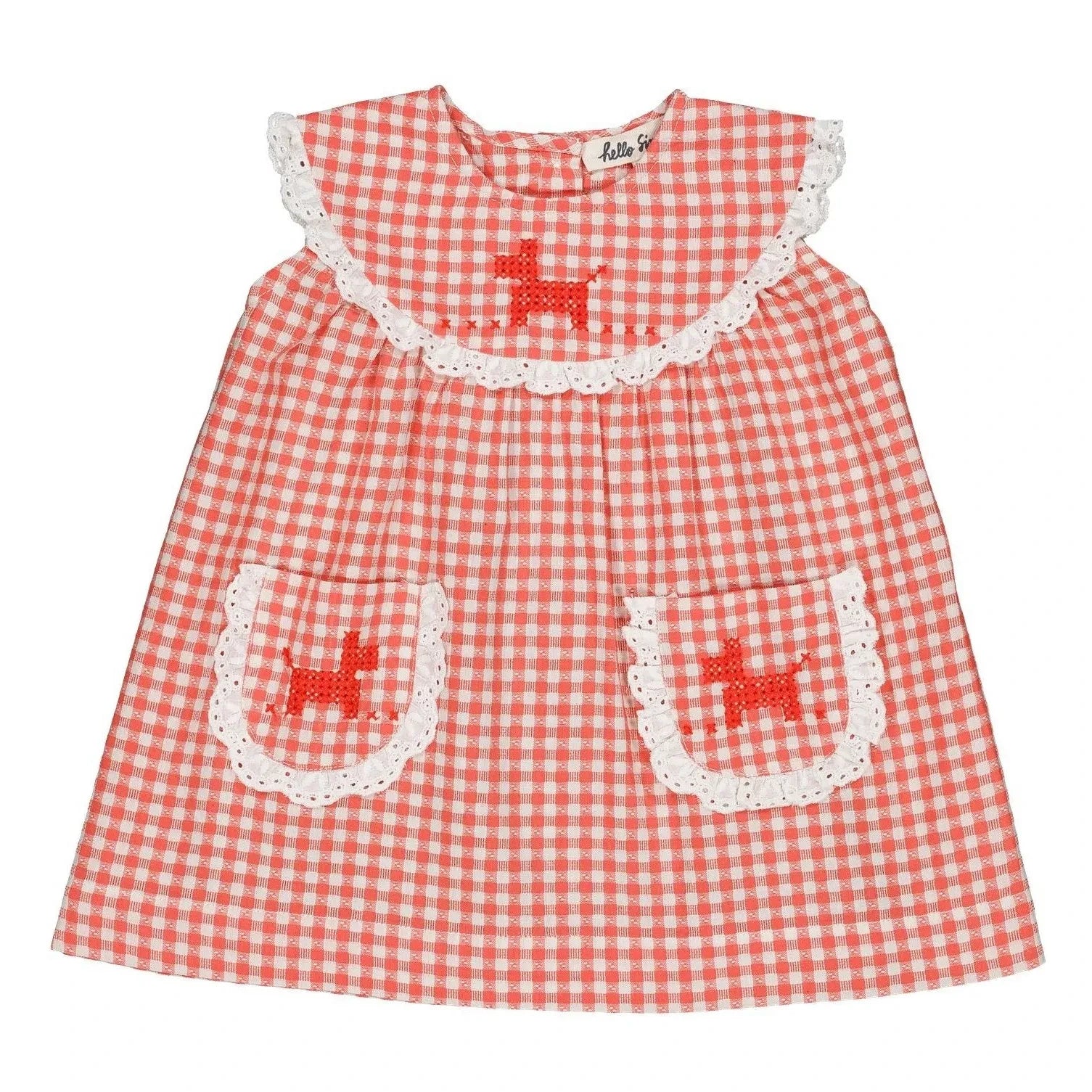 Hello Simone - Scarlett Vichy Kleid | Rot