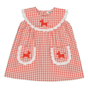 Hello Simone - Scarlett Vichy Kleid | Rot