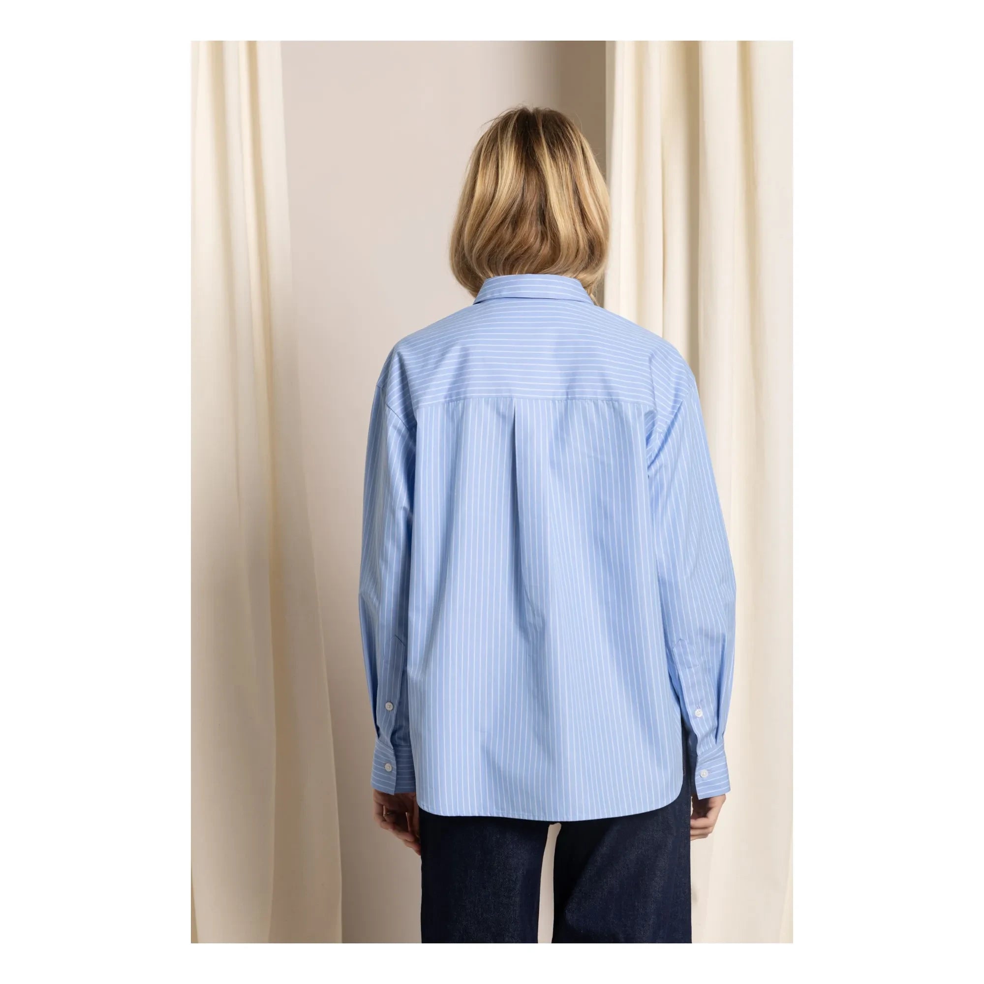 Smallable Woman - Kanel Gestreiftes Hemd | Hellblau