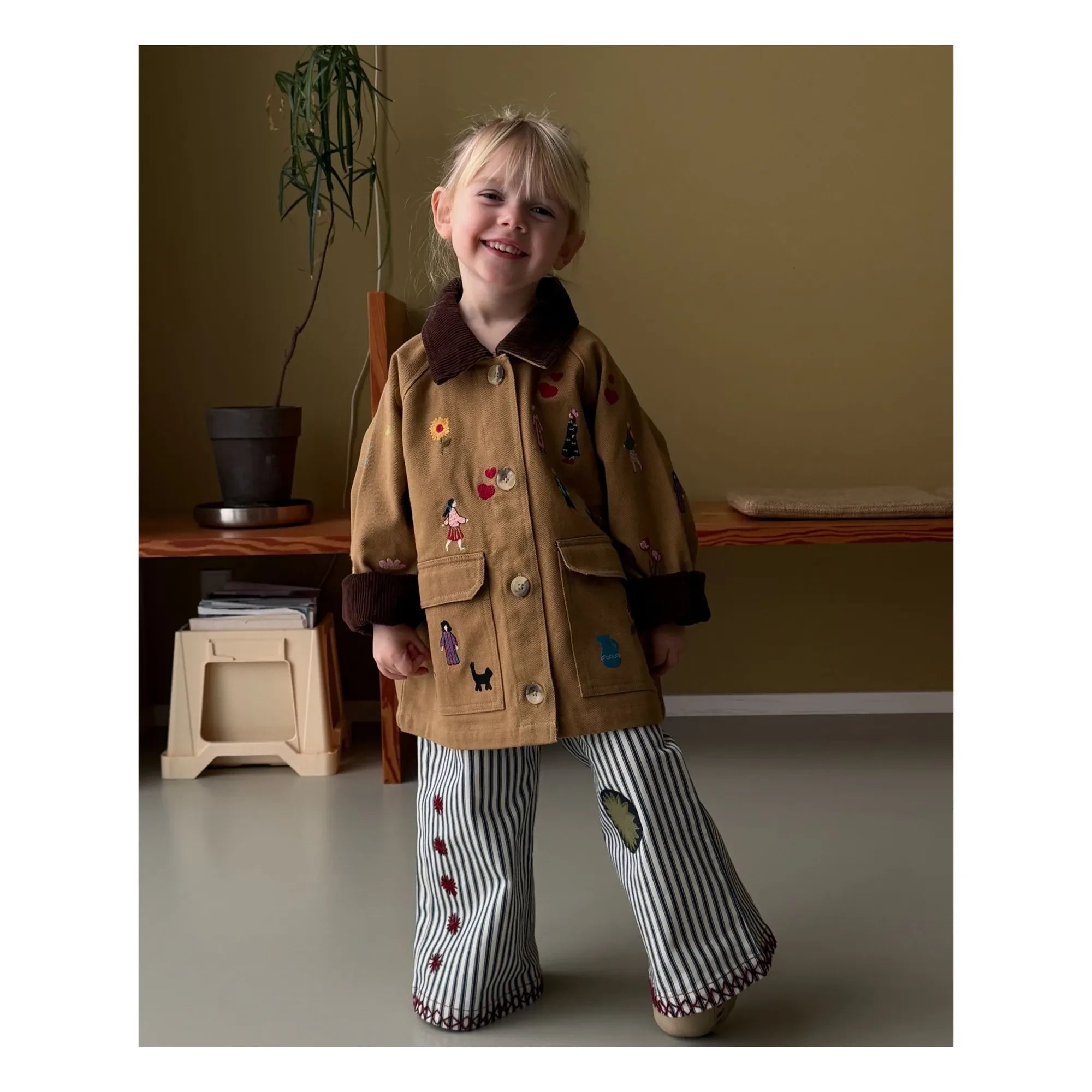 SISSEL EDELBO - Cara Bio-Baumwolljacke - Kinderkollektion | Camel