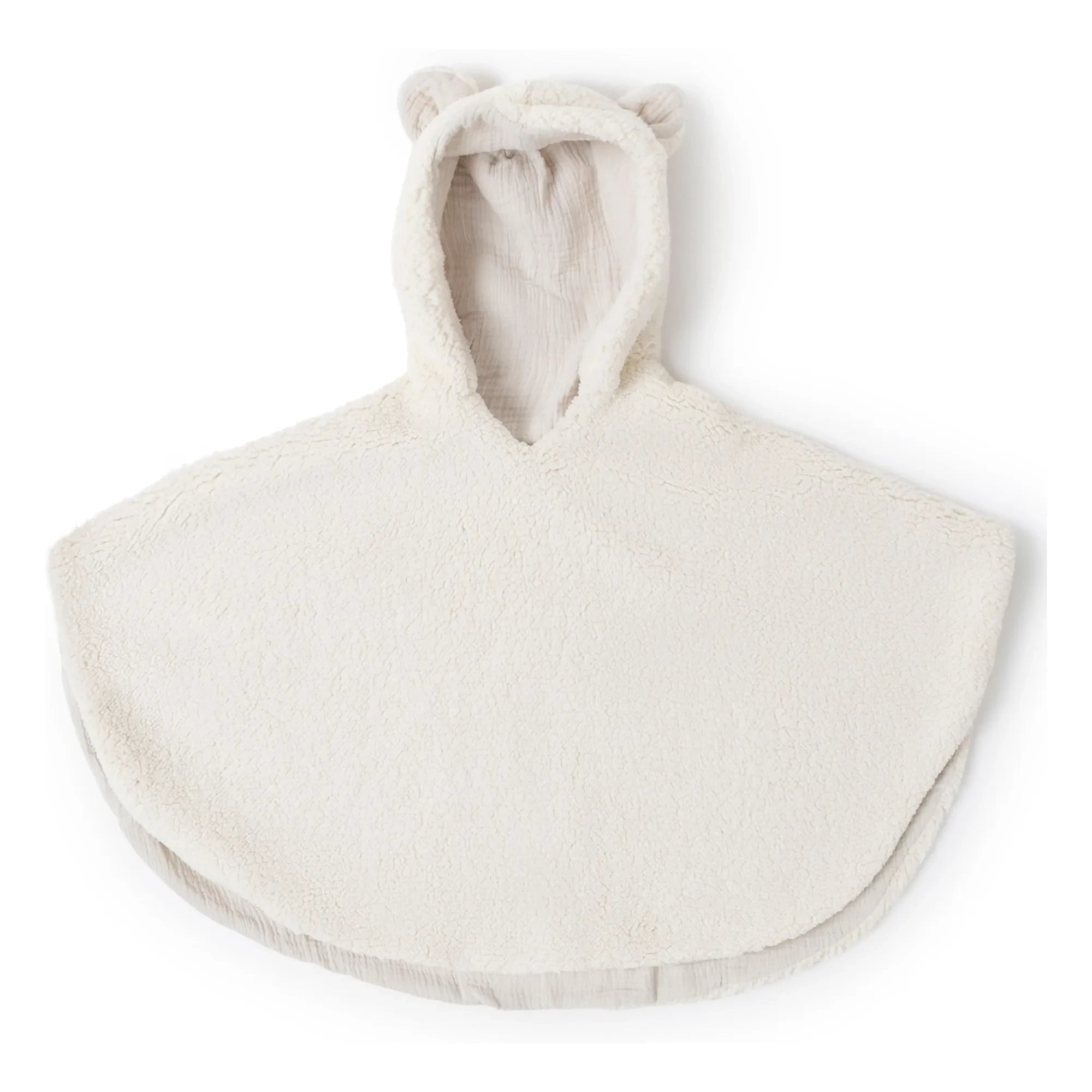 Babyparty - Polarfleece-Poncho | Elfenbein
