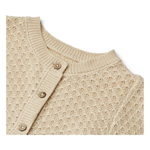 Wheat - Magnella Bio-Baumwollstrickjacke | Beige