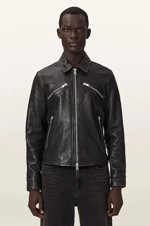 AllSaints Erkek Deri Ceket VERDI