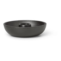 Ferm Living - Geri Dönüştürülmüş Alüminyum Kase Mumluk | Siyah