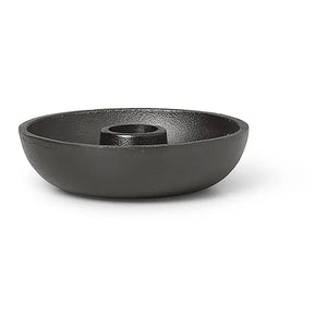 Ferm Living - Geri Dönüştürülmüş Alüminyum Kase Mumluk | Siyah