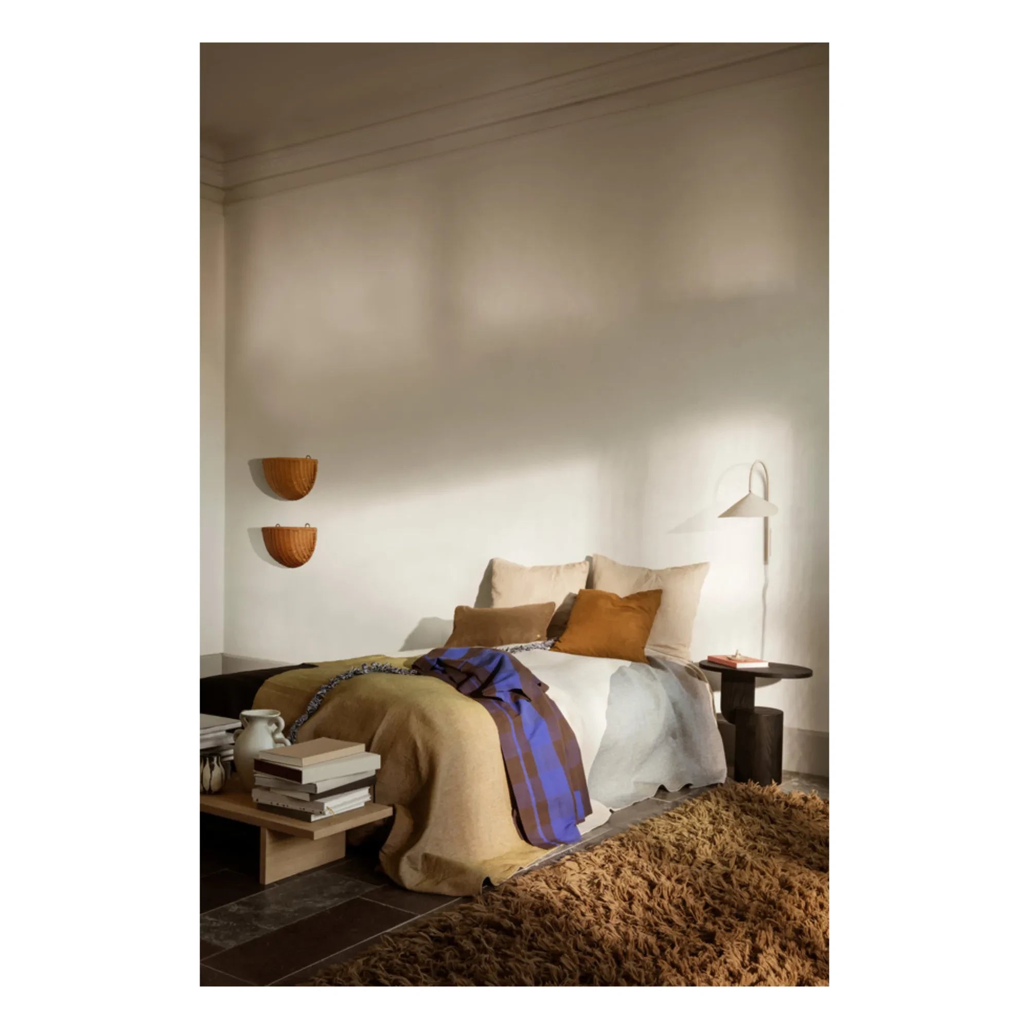 Ferm Living Kids - Rattan-Wandkörbe - 2er-Set
