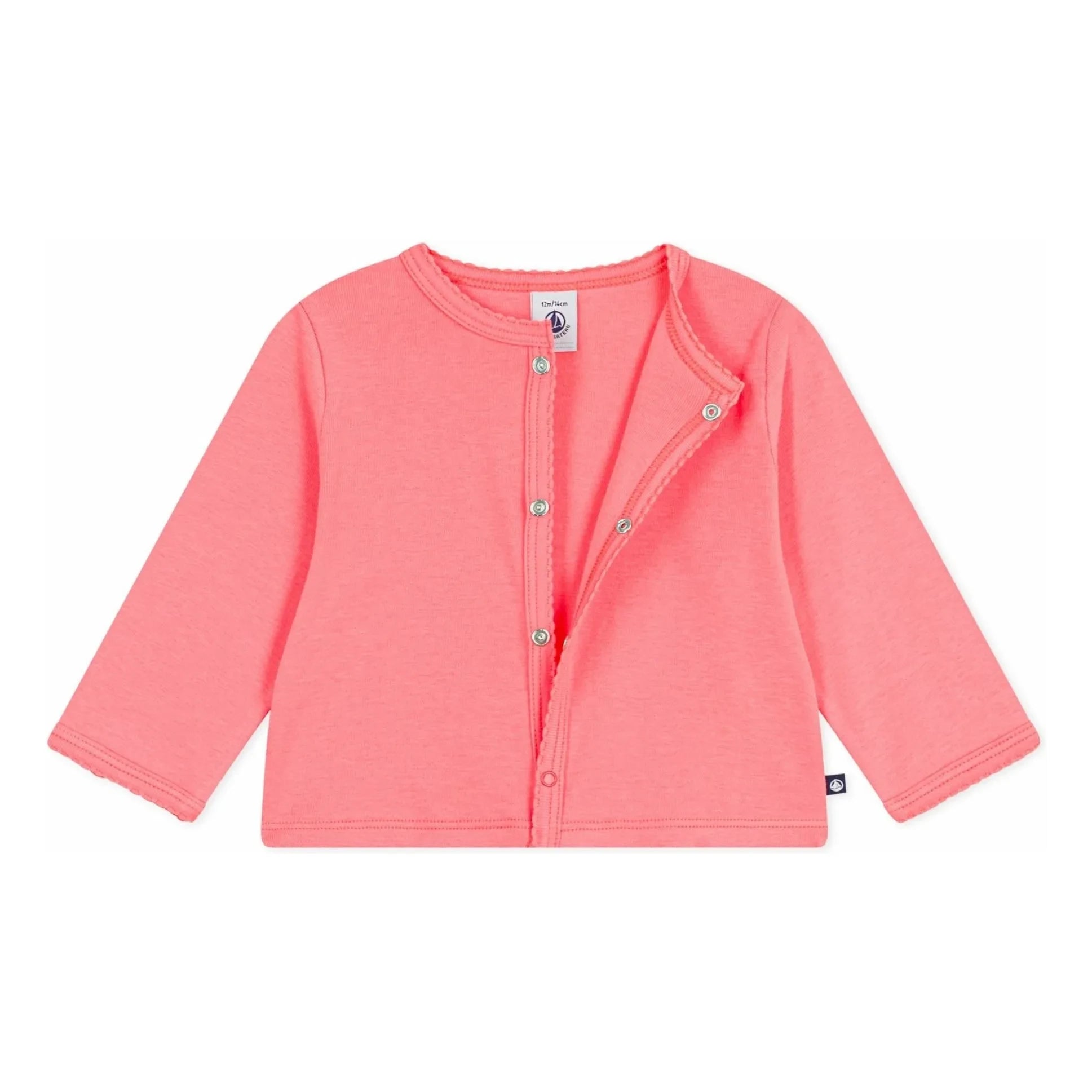 Petit Bateau - Einfache Weste | Koralle