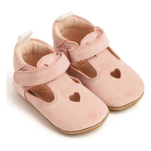 Lazare - Scratch Slipper Solveig Heart Suede | Puderrosa