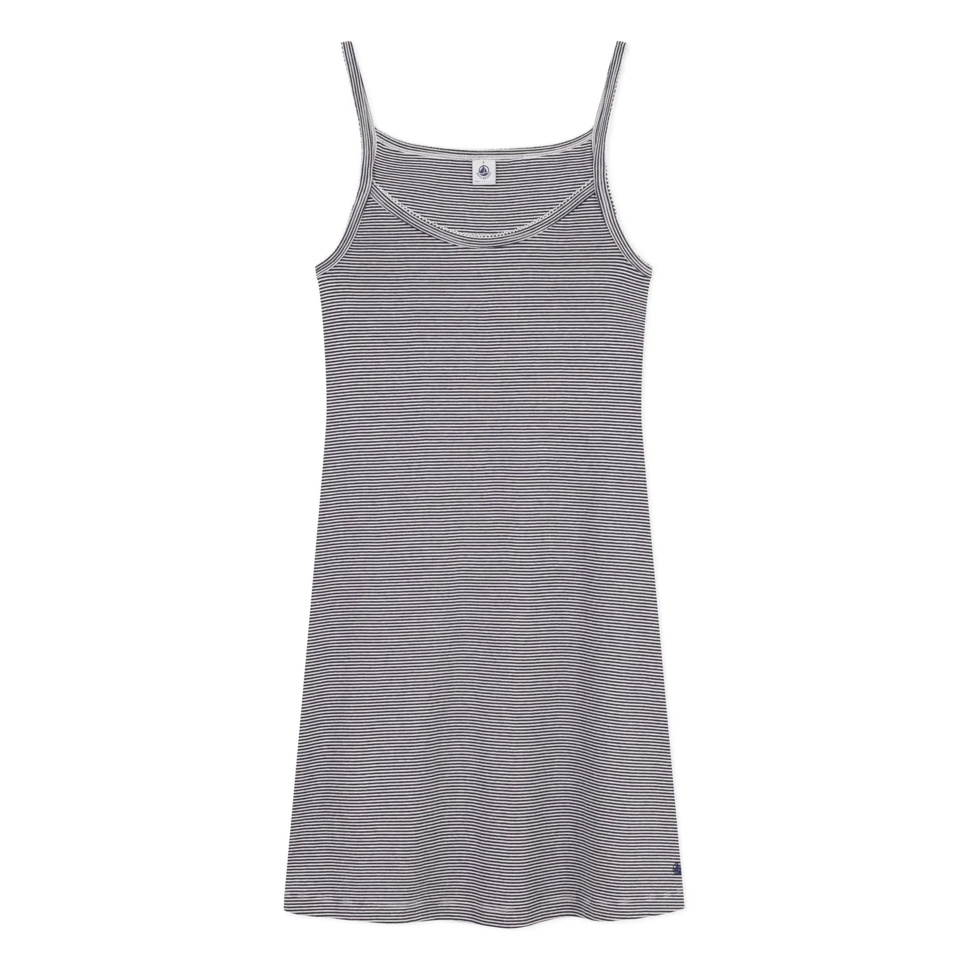 Petit Bateau - Nachthemd Muturi aus Bio-Baumwolle | Marineblau
