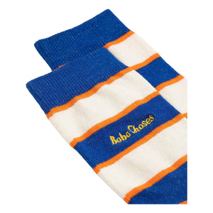 Bobo Choses - Gestreifte Socken aus Bio-Baumwolle | Blau