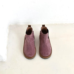 du Loua - Louis Wildlederstiefel | Rosa