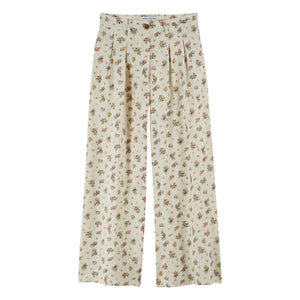 Emile et Ida - Bedruckte Hose | Creme