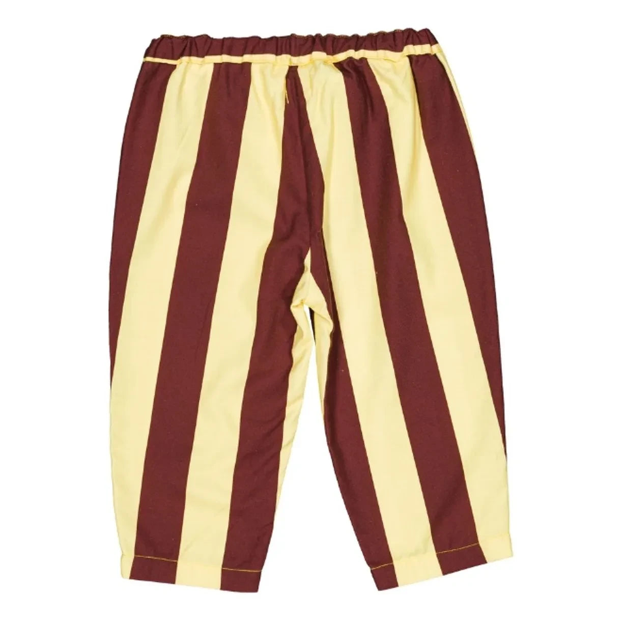Loir - Nini Gestreifte Bio-Baumwollhose | Bordeaux