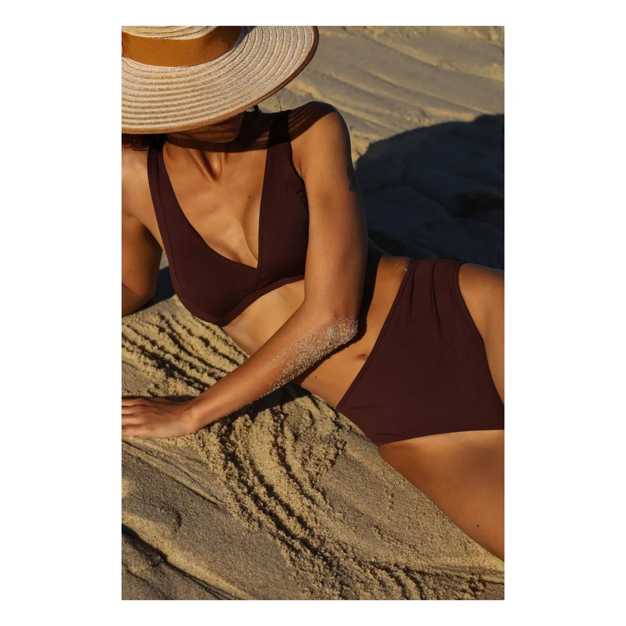 Anja Paris - Haut de Maillot L'Exquis | Dunkelbraun