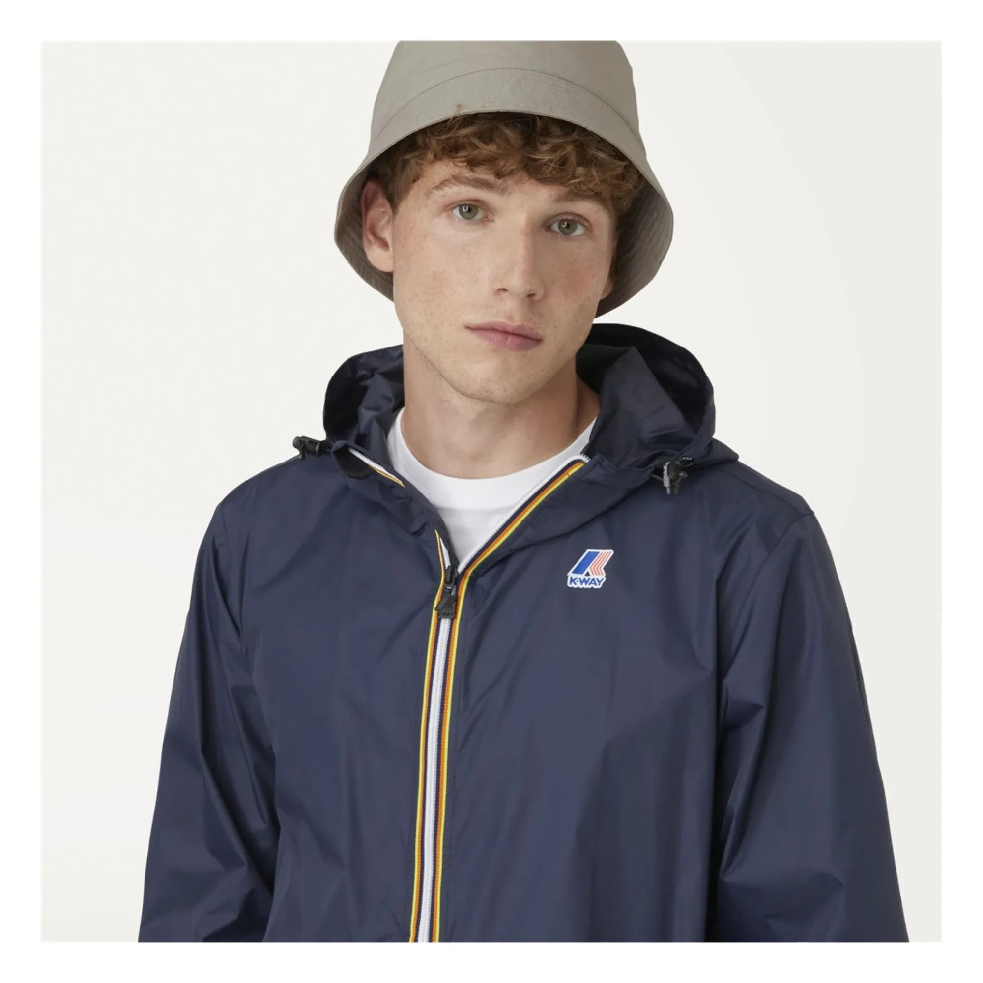 K-way - Le Vrai Claude 3.0 K-Way Regenjacke - Herrenkollektion | Marineblau