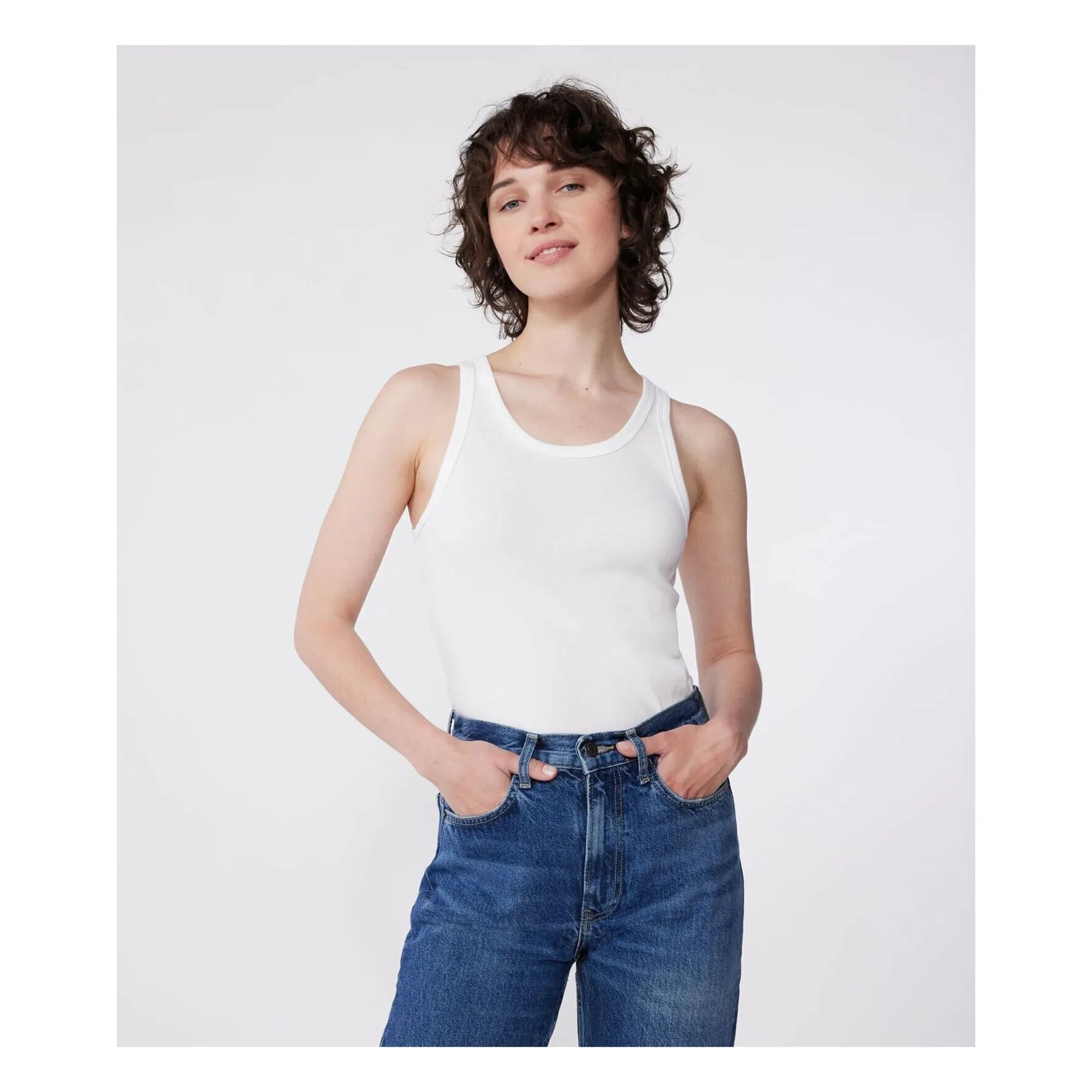 Petit Bateau – Bio-Baumwoll-Unterhemd | Weiß