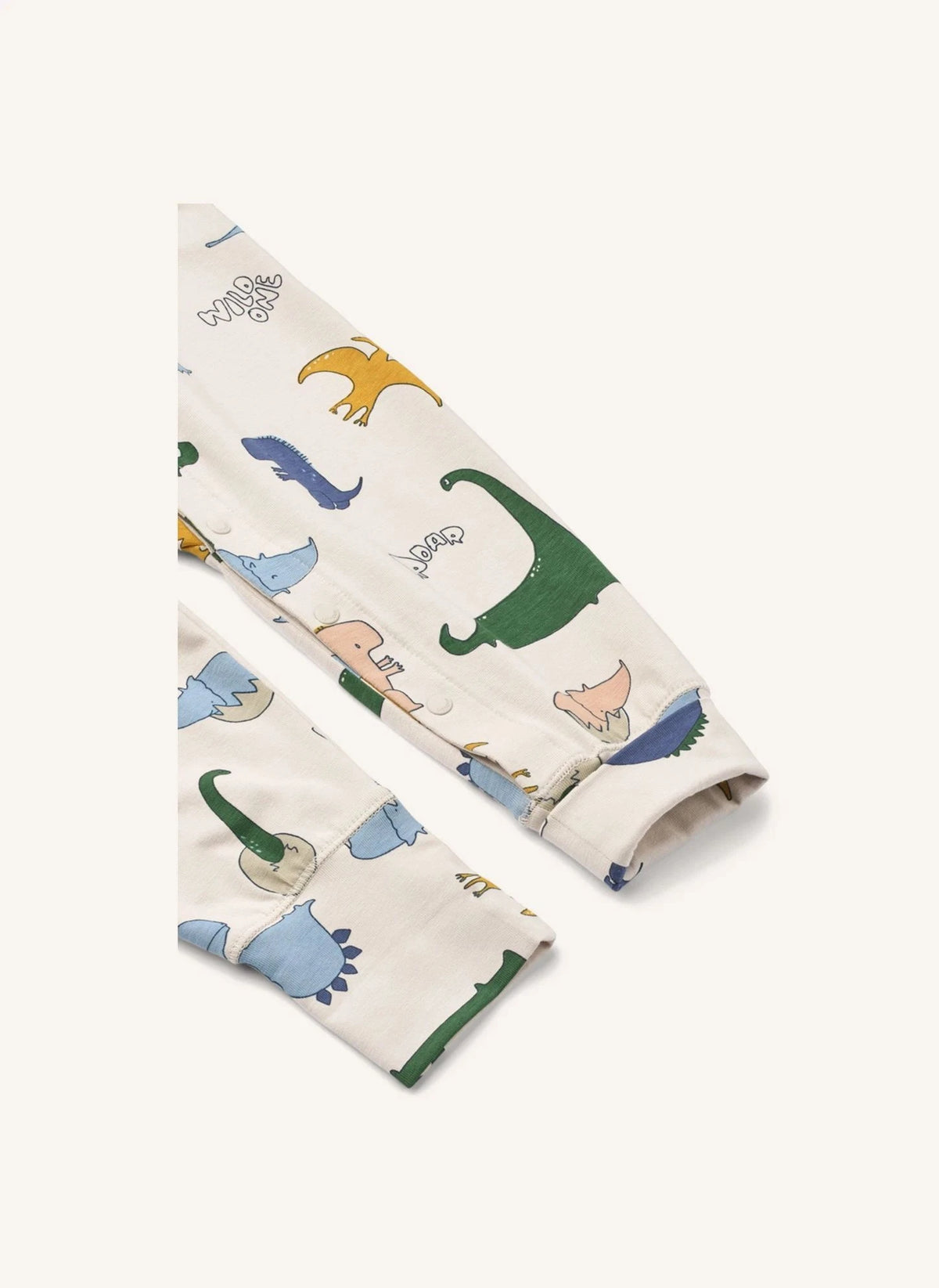 Liewood - Pyjama Birk Dinosaurier Bio-Baumwolle | Sand