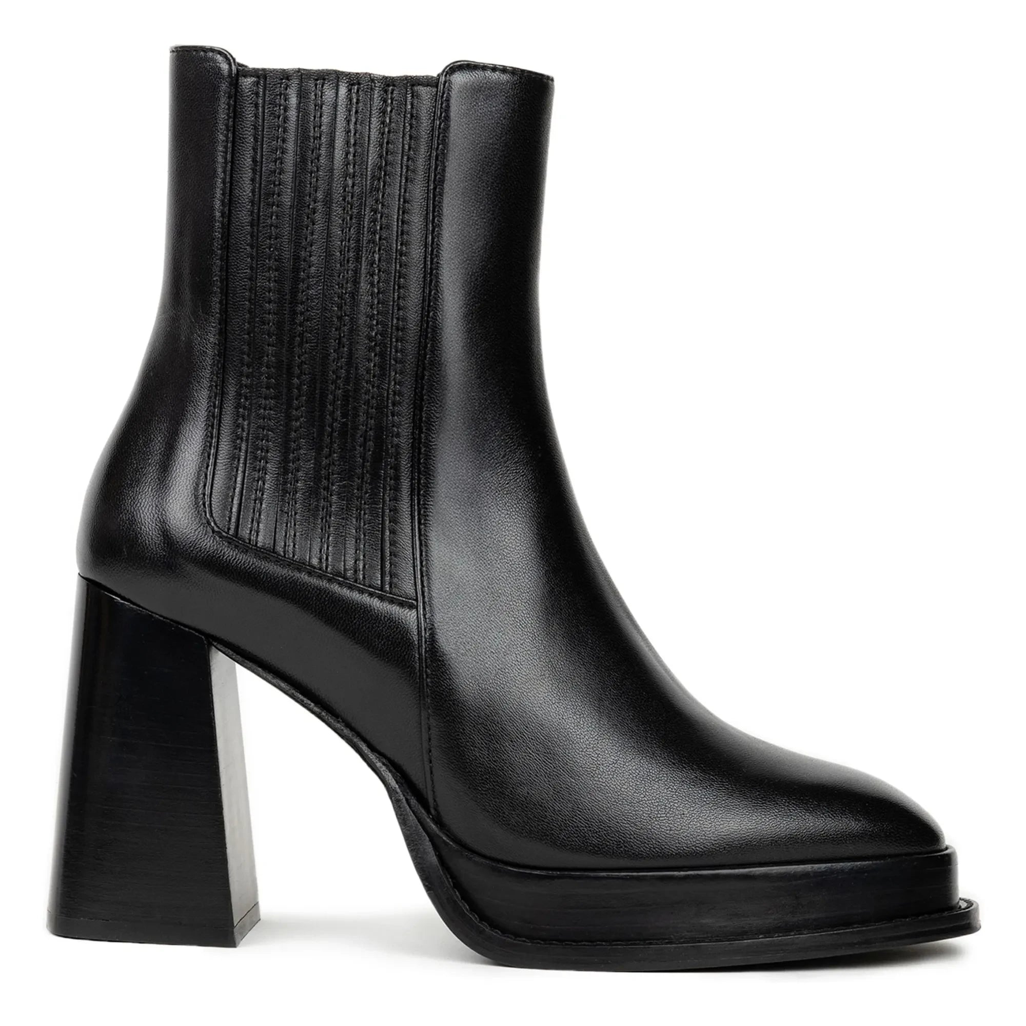 Bobbies - Deva Stiefel Lammleder | Schwarz