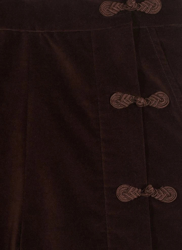 Maria de la Orden - Silene Baumwolle Bermuda Shorts | Schokolade