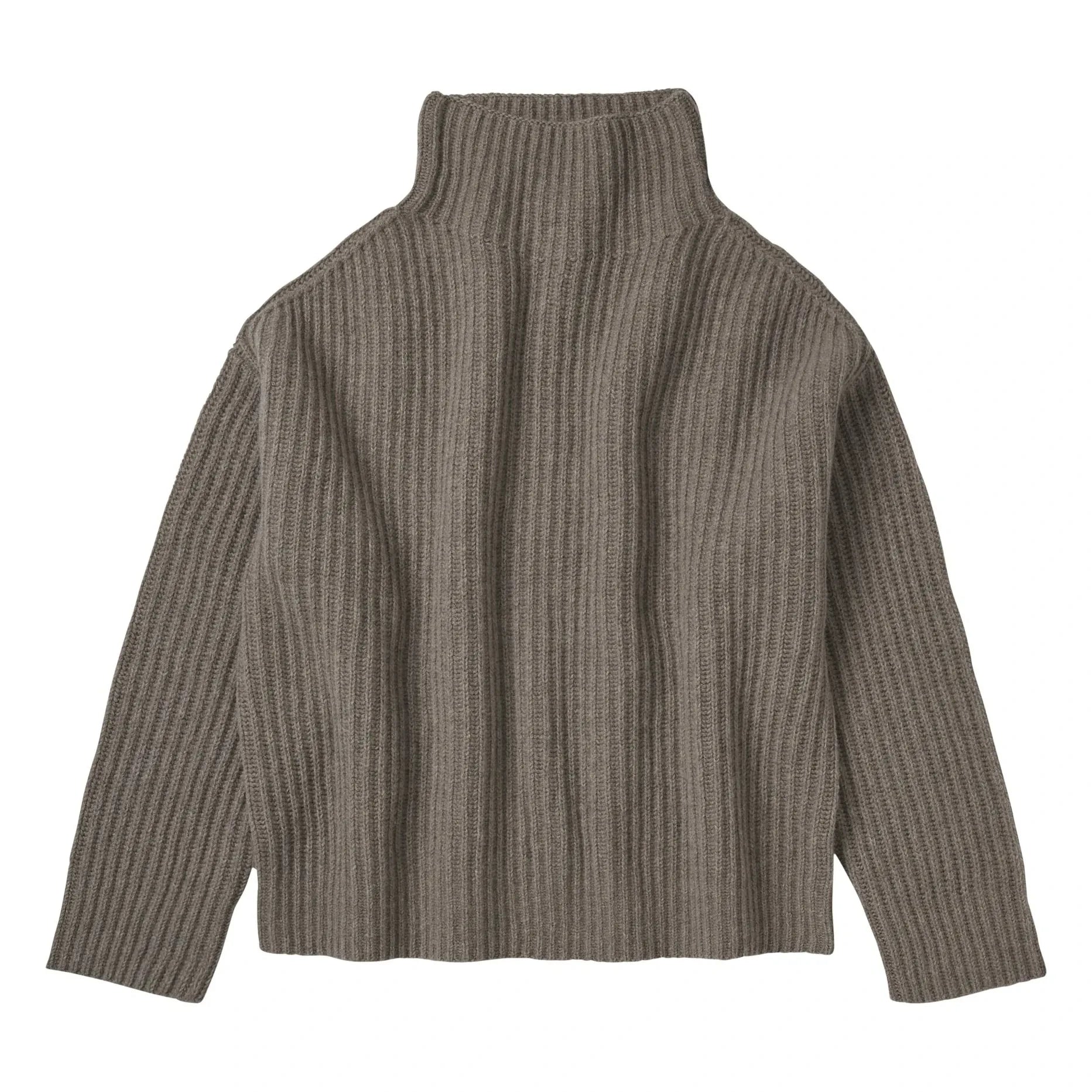 FUB - Gerippter Pullover aus Wollmischung - Damenkollektion | Beige
