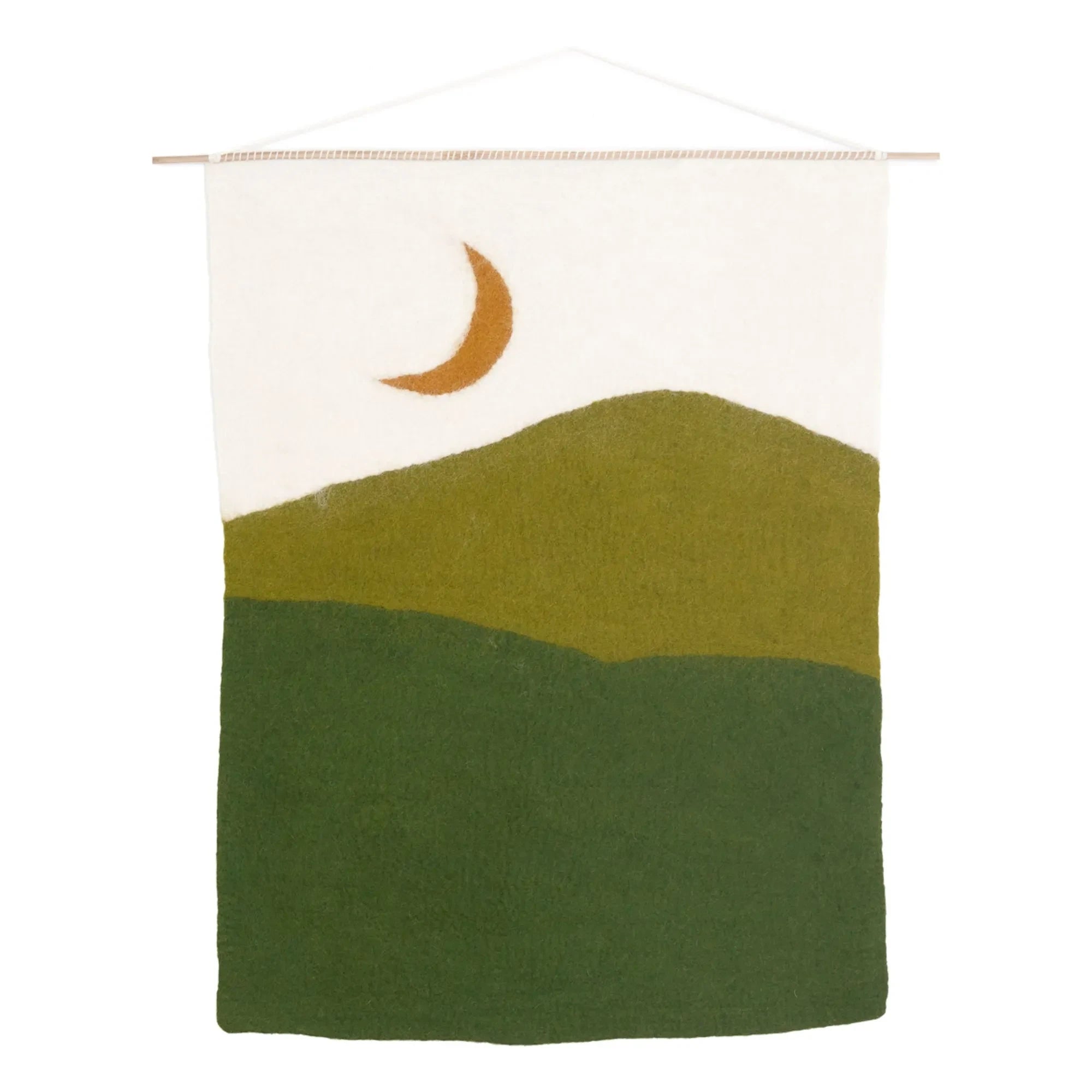 Muskhane - Gece Filz-Wanddeko | Olive