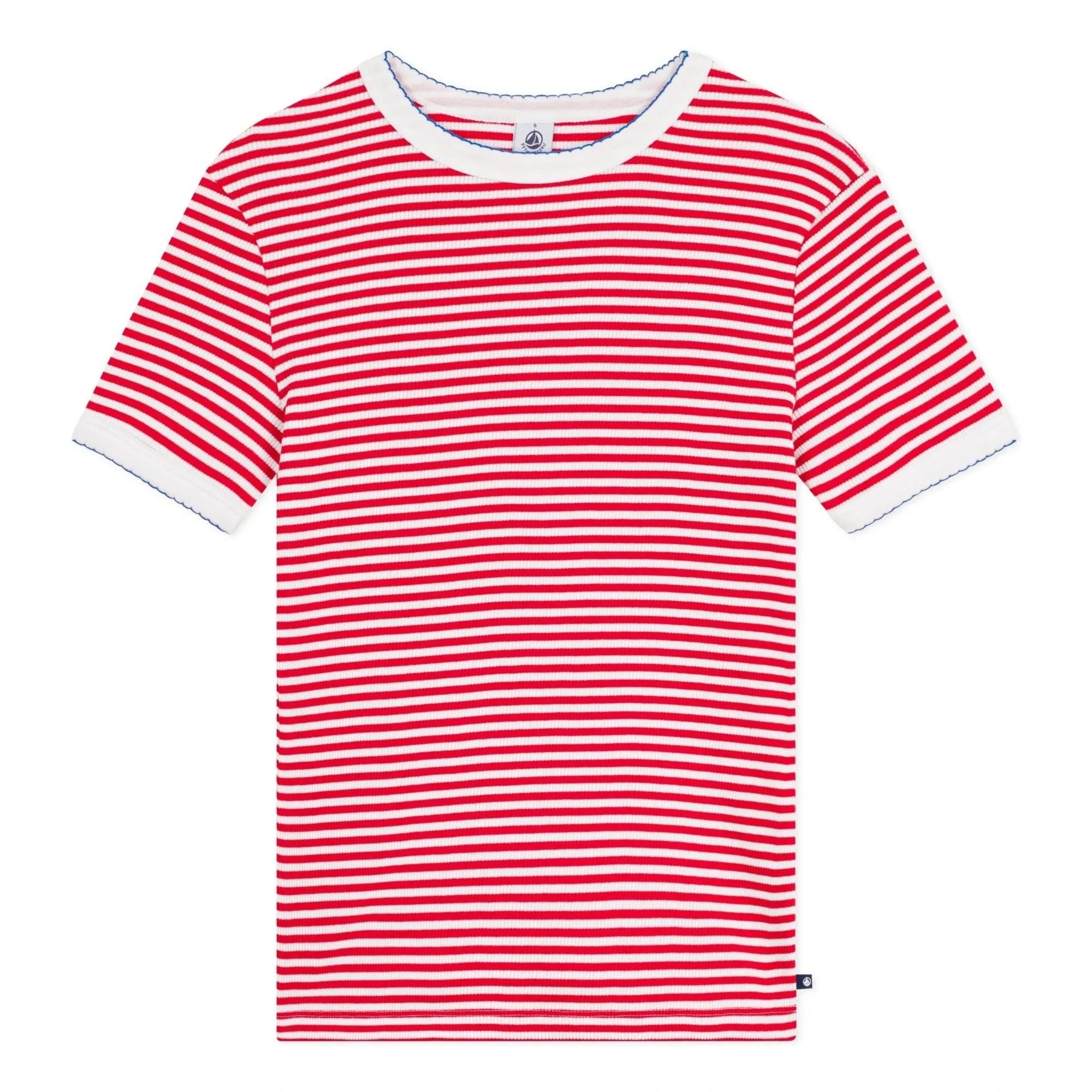 Petit Bateau – Ikonisches Ringelshirt | Rot
