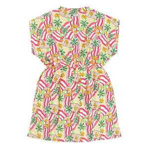 Tumble N'Dry - Marilia Palm Kleid Bio-Baumwolle | Rosa