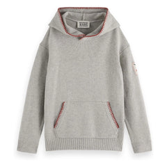 Scotch & Soda - Besticktes Sweat Mesh | Grau