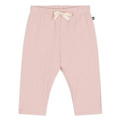 Petit Bateau - Gesteppte Hose aus Bio-Baumwolle mit Füßen | Staubrosa