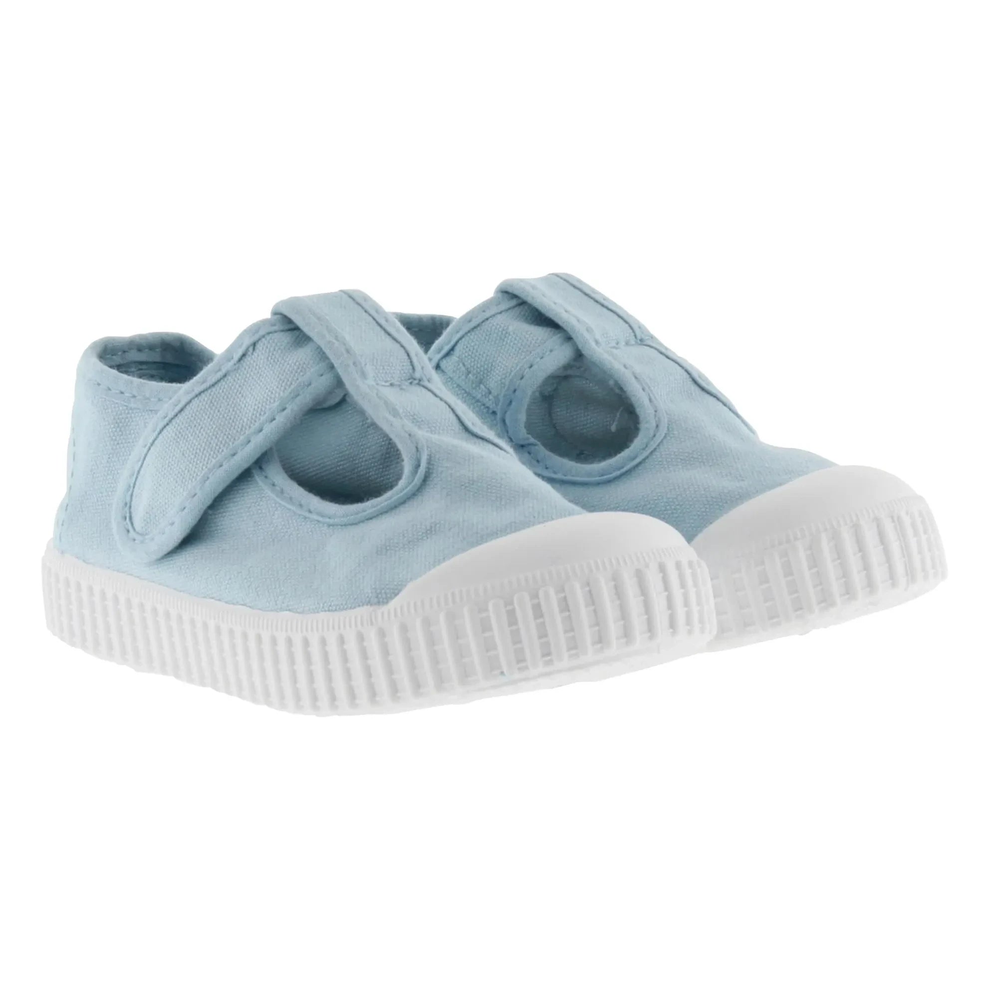 Victoria - Scratch Sneakers Sandale Stoffriemen | Hellblau