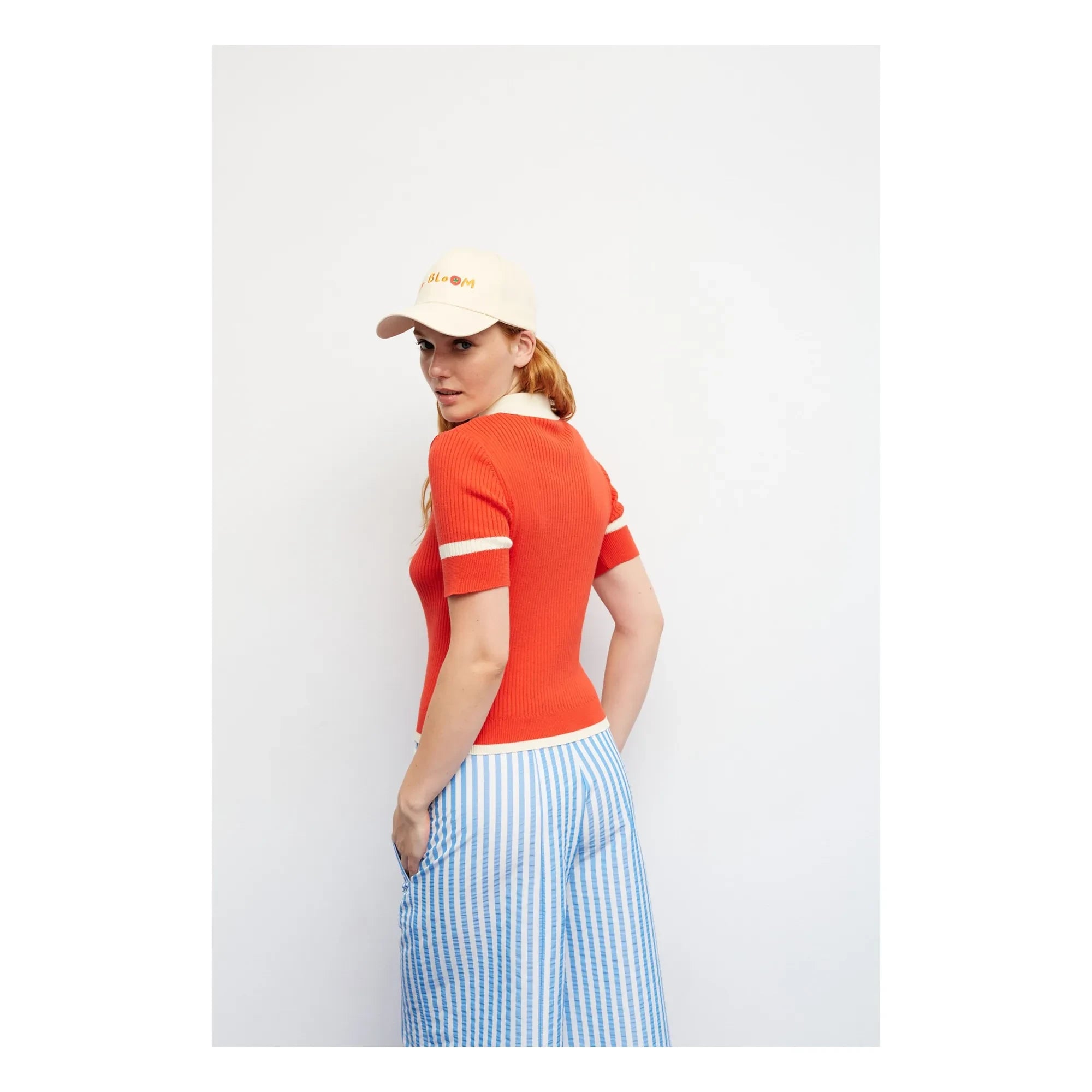 Dr Bloom - Trina Baumwoll-Polo-Shirt | Rot