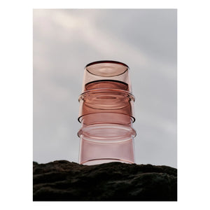 Ferm Living - Boya Gläser - 2er Set | Himbeere