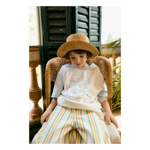 Tinycottons - Fleur Bio-Baumwoll-T-Shirt | Weiß