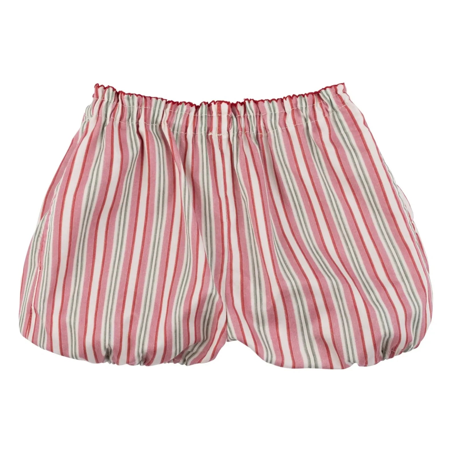 Babe & Tess - Gestreifte Ballon-Shorts | Ecru