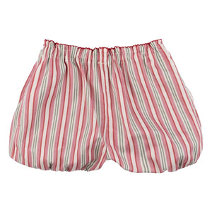 Babe & Tess - Gestreifte Ballon-Shorts | Ecru