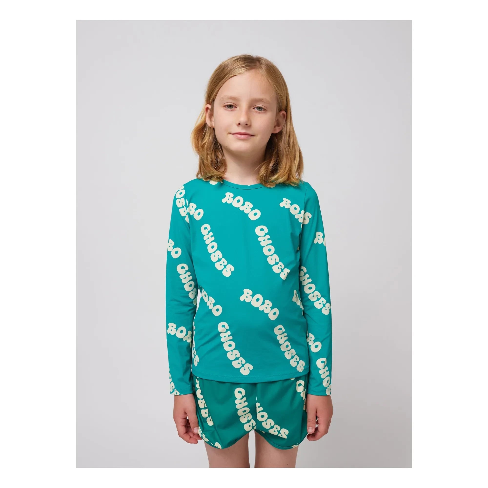 Bobo Choses - Bobo Recycelte Faser UV-Schutz T-Shirt | Grün
