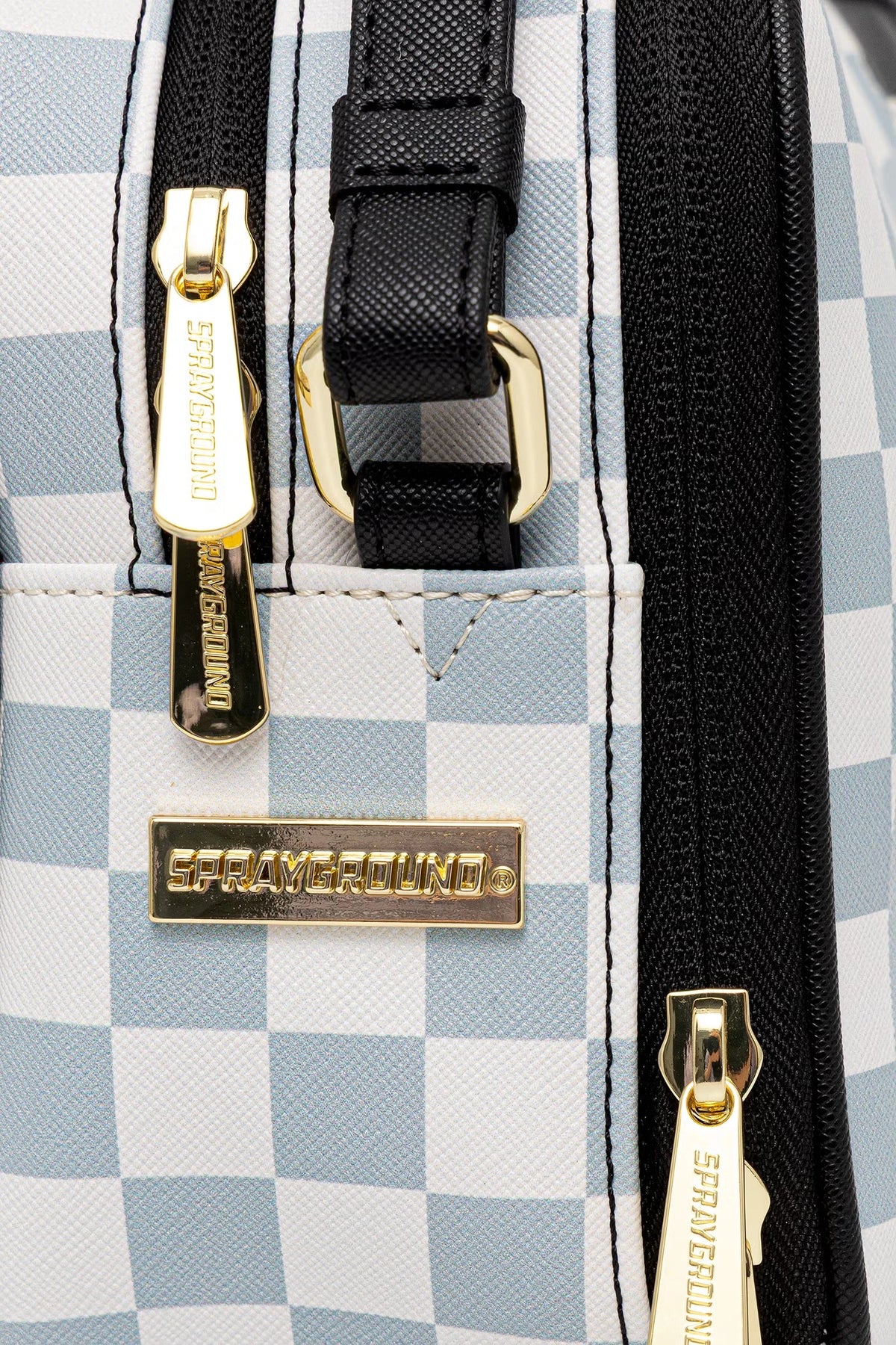Sprayground - Weiße Kunstleder Kosmetiktasche 910B8918NSZ