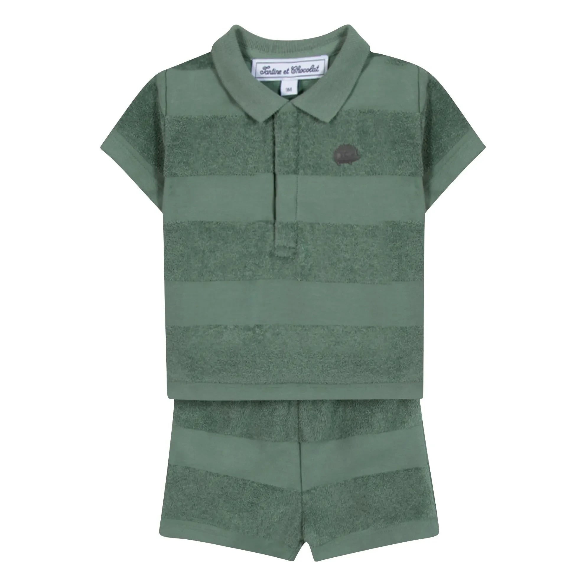 Tartine et Chocolat - Polo Shorts und Handtuch-Set | Khaki