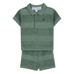 Tartine et Chocolat - Polo Shorts und Handtuch-Set | Khaki