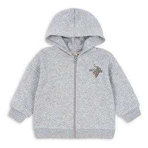 Konges Sløjd - Lou Tigres Sweatshirt aus Bio-Baumwolle | Heather Grey